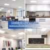 2x2 LED Panel Lights 4-Pack, 0-10V Dimmable, Edge-Lit 2x2FT LED Panel Lighting