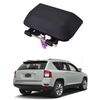 munirater Rear Passenger Side Black Exterior Door Handle Replacement for 2007-2016 Compass