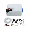TAKPART 12V Universal Windshield Washer Pump Bottle Tank Kit Windscreen Washer Bottle