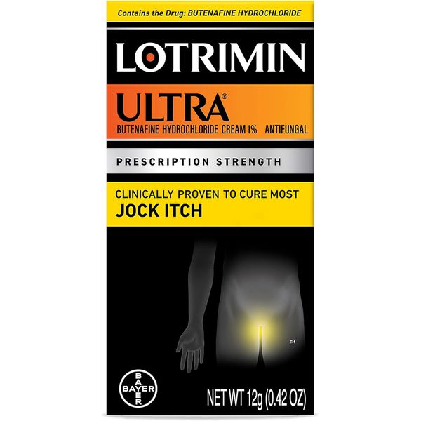 Lotrimin Ultra Antifungal Jock Itch Cream - Powerful Butenafine Hydrochloride 12