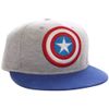 Snapback Avengers Baseball Cap with Captain America Shield Logo Grey, Blue