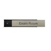 Nameplate Holder Wall or Door 5Pack (Black, 2“ × 10”) Black