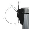 MSV Stainless Steel Pedal Bin, Silver, 5 Litre