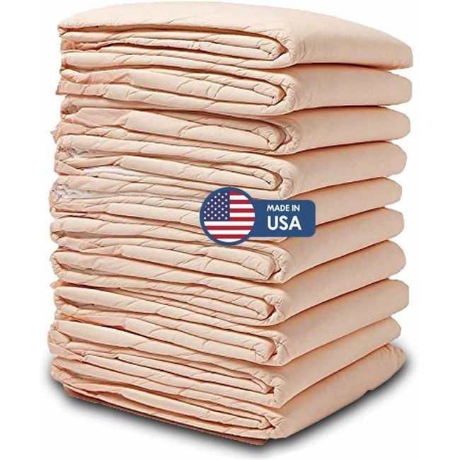 100 Disposable Incontinence Underpads 30x36 Large Quilted Bed Pads Pee Pads