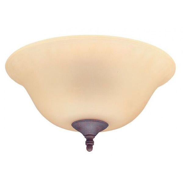 Hunter ceiling fan add on light kit luminaire AMBER BOWL