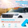 Windshield Sunshade Compatible with Ford Explorer 2020-2025 Foldable Front Windshield Sun Shade Protector, Block UV Rays Keep Your Car Cooler