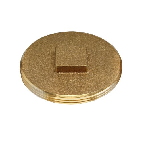 Oatey 4 in. 185 Brass Cleanout Plug