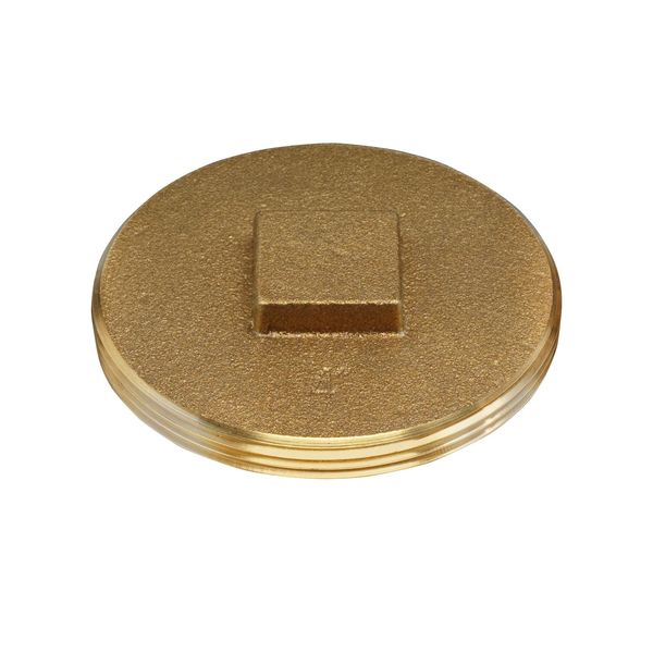 Oatey 4 in. 185 Brass Cleanout Plug