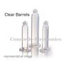 Nordson EFD 7366044 Barrels |  3cc Clear | White Piston for most fluids | 100/bx