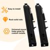 Universal Sliders Dual Locking Racing Bucket Seat Mounting Brackets Base Rail