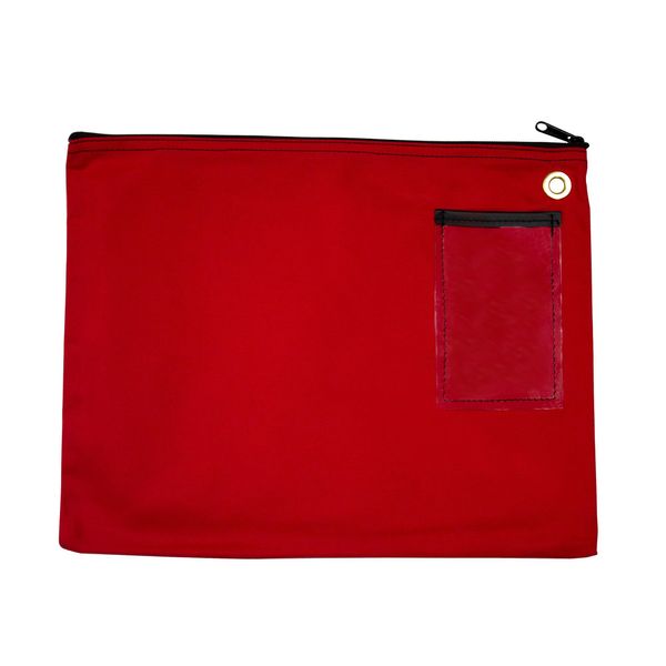Cardinal bag supplies Interoffice Transit Mailbag, Canvas Envelope, 14 x 11 inch (Red)