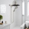 5-Spray 13'' Dual Filtered Rainfall Shower Head Combo, High Pressure 10-Setting