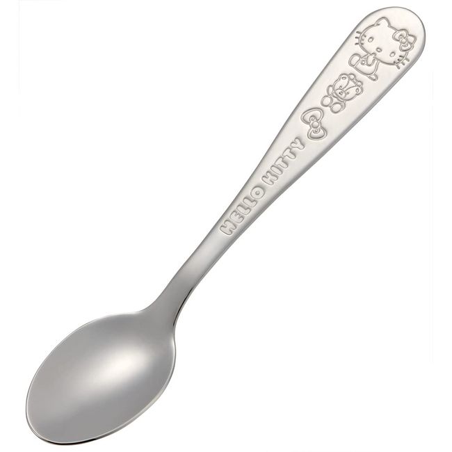 Skater SS1C-A Stainless Steel Spoon for Adults, Engraved Hello Kitty Sanrio