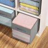 DIMJ Storage Cubes, 6 Pack Cube Bin, 10.6 Inch.- 6 Pack, Gray 