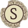 Thirstystone Monogram S Car Cup Holder Coaster, 2-Pack