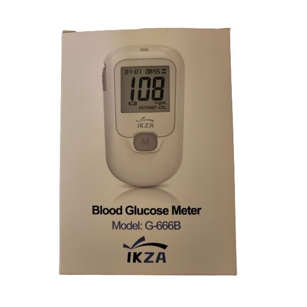 IKZA Blood Glucose Monitor G-666B with Lancing Device (Not Included Test Strips)