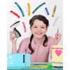 Labelling Device Embossing Device - 3D Labelling Device E975 with 6 Rolls Embossing Device Labels, Handheld Device Embossing Machine with Embossing, Labelling Device for Home, Crafts and DIY Hobby
