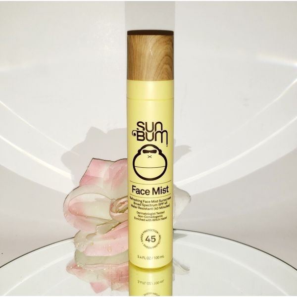 Sun Bum Refreshing Face Mist Sunscreen SPF 45 Sheer Protection 3.4oz