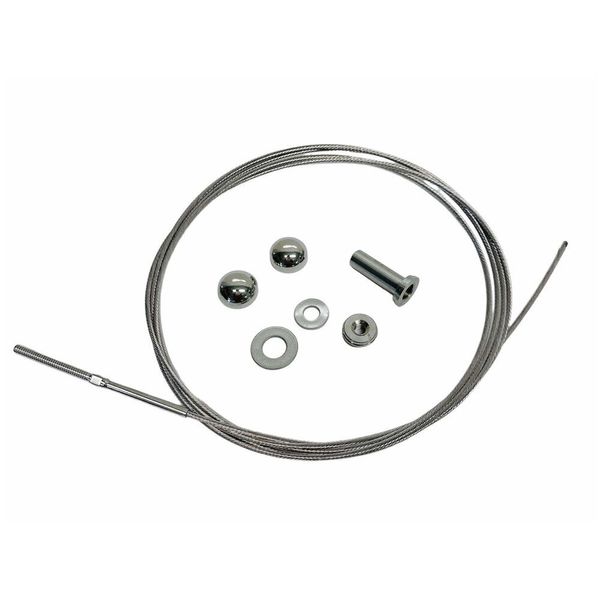 15 Ft 1/8" Stainless Steel T316 Deck Railing Kit, Cable Railing/Stair System