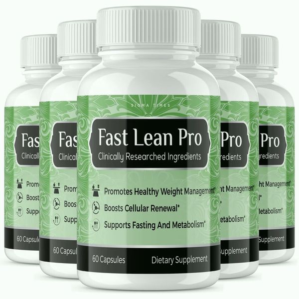 (5 Pack) Fast Lean Pro Capsules - Fast Lean Pro Dietary Supplement