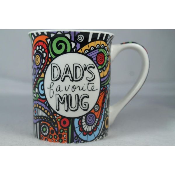 Our Name Is Mud 'Dad's Favorite Mug' .LARGE Mug #4034443 New