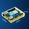 Arduino YUN Case Enclosure Transparent Yellow Computer Box by SB Components