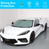 For Corvette C8 2020+ Interior Folding Sunshade Sun Protection Sunvisor Sunshade