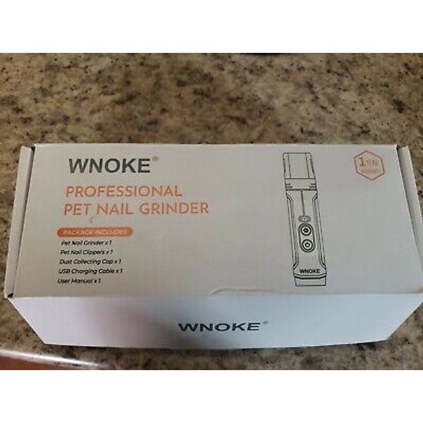 Wnoke Dog Nail Grinder – Pet Nail Grinder for Small, Medium, and Large Black