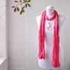 Basic Sense Heart Jewellery Necklace Scarf, Fuchsia