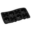 Ice Cube Tray With 8 Skull & Crossbones Available in Black TPR