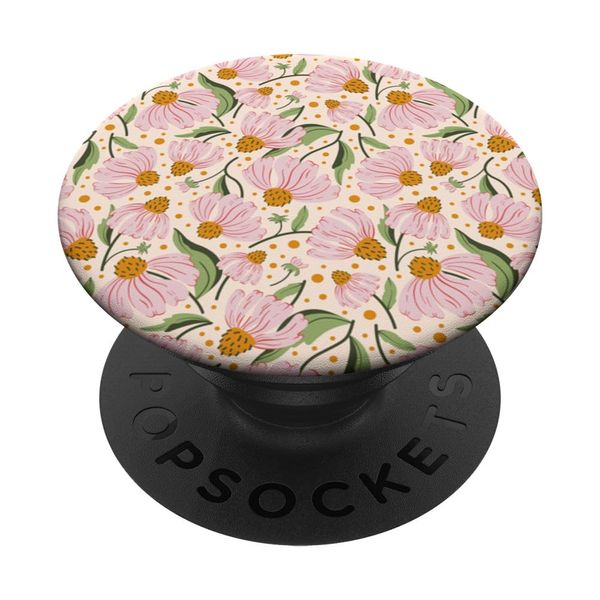 Echinacea Flower Coneflower Floral Pattern Design PopSockets Swappable PopGrip