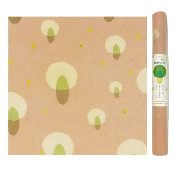 [tsu tsu mi beeswax wrap] 《 Mamame・Sakura 》 M size 27 x 27 cm (1 piece) | food wrap tableware outdoor camping picnic handmade eco natural