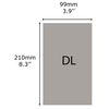 Taymar Four Tier Dispenser for DL Leaflets and Brochures, 4C110