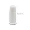 DASNTERED Roll On Bottle, Portable 4pcs 50ml Empty Refillable Lip Balms Essential Oil Roll On Bottle, Leak-Proof DIY Deodorant Containers For Sunscreen, Moisturizer, etc