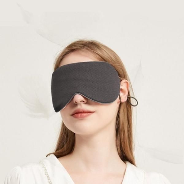 Advanced eye protection shade, blackout sleep mask, eye warmer gray (WBFEDB5)