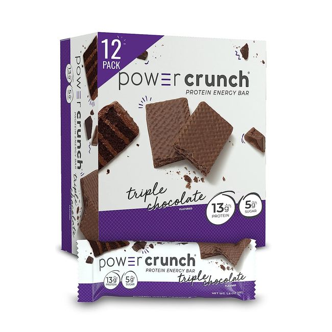 Power Crunch Protein Wafer Bars High Protein Snacks with Delicious Taste Trip...