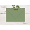 C6 / A6 Olive Green Envelopes x 25 Pack 114mm x 162mm