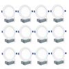 12 Pack 12W 6 Inch Ultra Thin LED Ceiling Lights Slim with Junction Box, US Ship