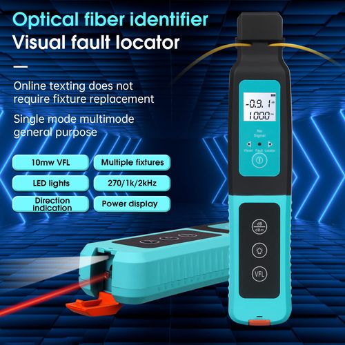 Duogalia Optical Fiber Identifier All-in-one Live Fiber Identifier 800~1700nm Built in 10Km VFL FTTH Tool