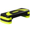 31" Adjustable Exercise Step Platform, 3-Level Height Non-Slip Surface Yellow