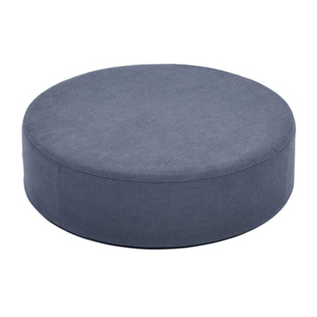 Baibu Home Cushion Cushion with Low Rise, High Resilience, Thick, Urethane, Slow Sinking, Floor Cushion, Round Size, 16.9 x 16.9 x 4.7 inches (43 x 43 x 12 cm), 2 Layer Construction