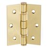 Ball Bearing Hinge 76mm x 64mm - Polished Brass