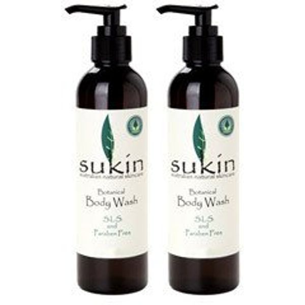 (2 Pack) - Sukin - Botanical Body Wash Pump SU-014 | 500ml | 2 PACK BUNDLE