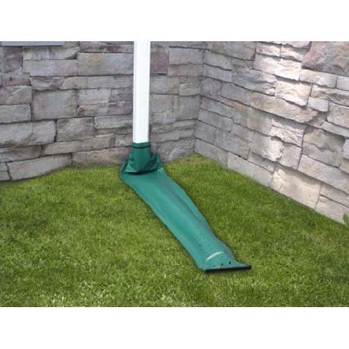Frost King DE46 46" x 8.5" Green Automativ Roll Up Downspout Extender - Quantity 8