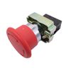 2pcs XB2-BS542 RED Mushroom 1NC Emergency Stop Push-Button Switch