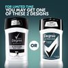 Degree Men UltraClear Antiperspirant Deodorant Black+White 72-Hour Sweat and Odor Protection Antiperspirant For Men With MotionSense Technology 2.7 oz