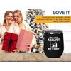 Data Analyst Black Edition Wine Tumbler 12oz - not a robot - Computer Science Tech Web Developer IT Database Programming Coding Software