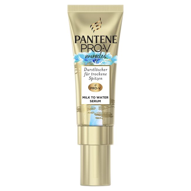 Pantene Pro-V Miracles Milk To Water Serum Durstlöscher für trockene Spitzen (75ml), Haarpflege Glanz, hilft kaputte und spliss-geschädigte Spitzen zu reparieren, haarkur trockene Haare