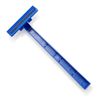 Medline Twin Blade Facial Razor, Disposable, Blue, 50 Count (Pack of 10)