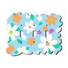 Off The Wall Plates - Retro Decora Flowers - Triple Gang Light Switch